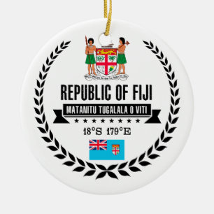 Fiji Ceramic Ornament