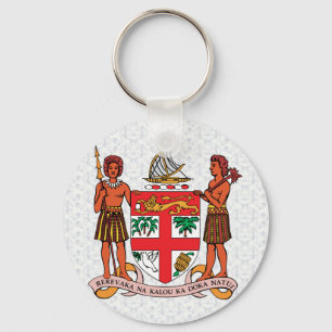 Fiji Coat of Arms detail Keychain