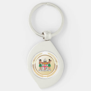 Fiji Coat of Arms Keychain