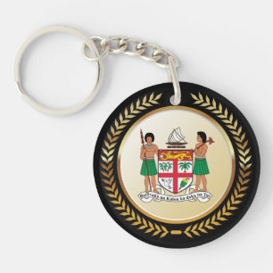 Fiji Coat of Arms Keychain
