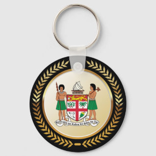Fiji Coat of Arms Keychain