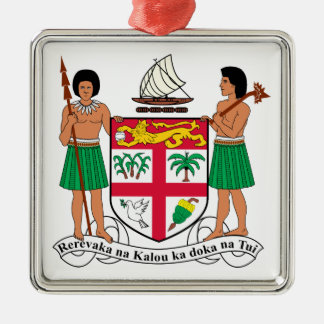 Fiji Coat of Arms Metal Ornament