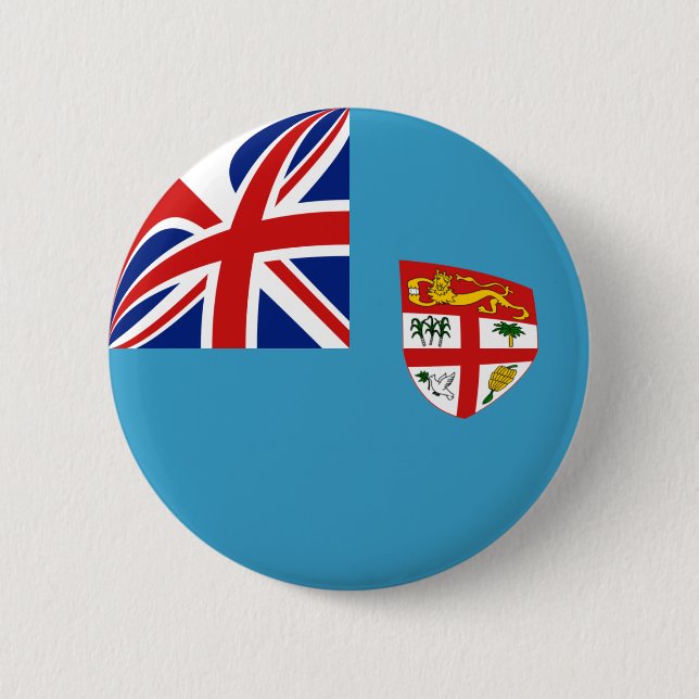 Fiji Fisheye Flag Button (Front)