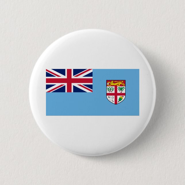 Fiji Flag 2 Inch Round Button (Front)