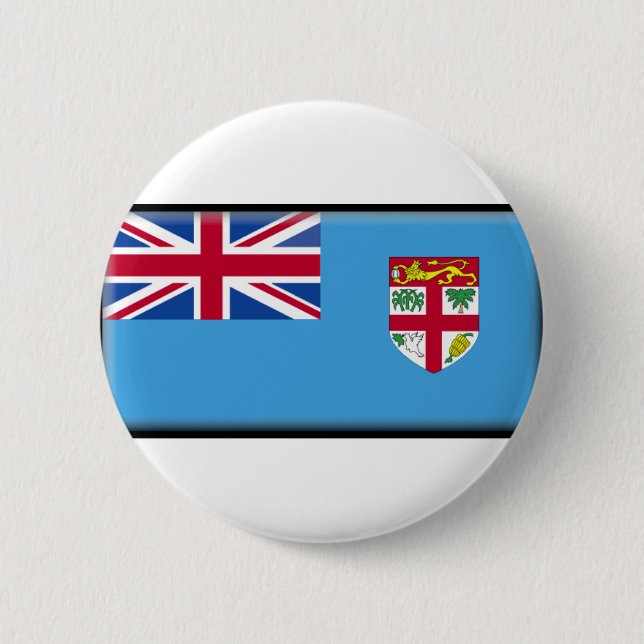 Fiji Flag 2 Inch Round Button (Front)