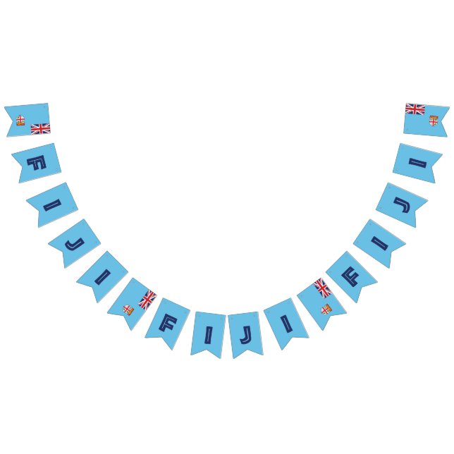 Fiji Flag Banner International Day Decorations (All)