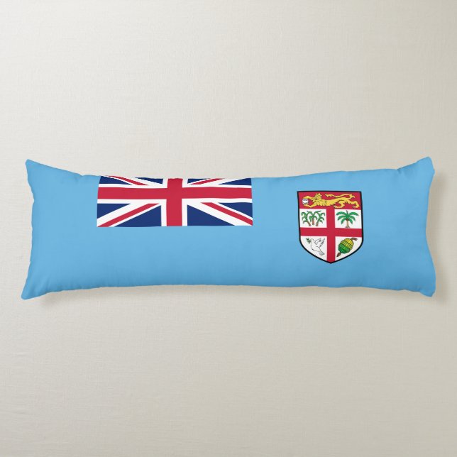 Fiji Flag Body Pillow (Front)