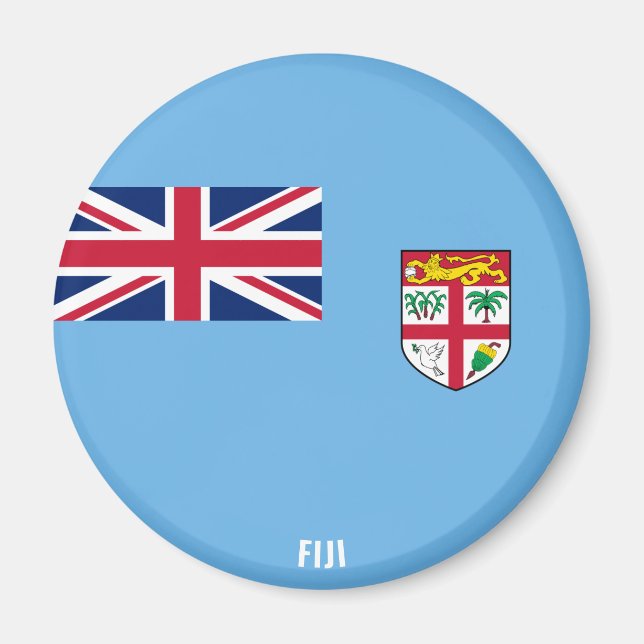 Fiji Flag Charming Patriotic Magnet (Front)