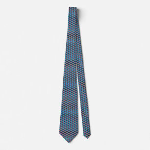 Fiji Flag Hearts Tie