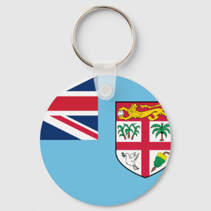 Fiji Flag Keychain