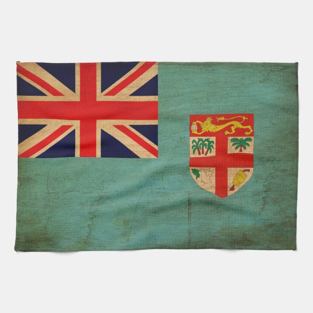 Fiji Flag Kitchen Towel (Horizontal)