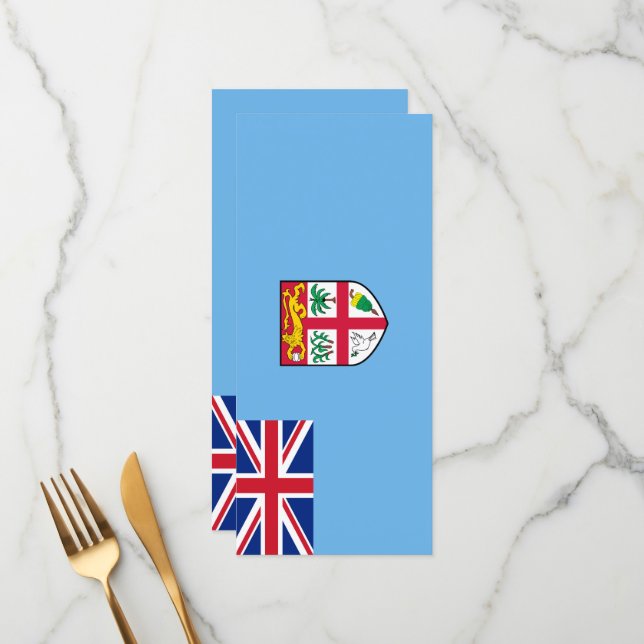 Fiji flag menu (Front/Back In Situ)