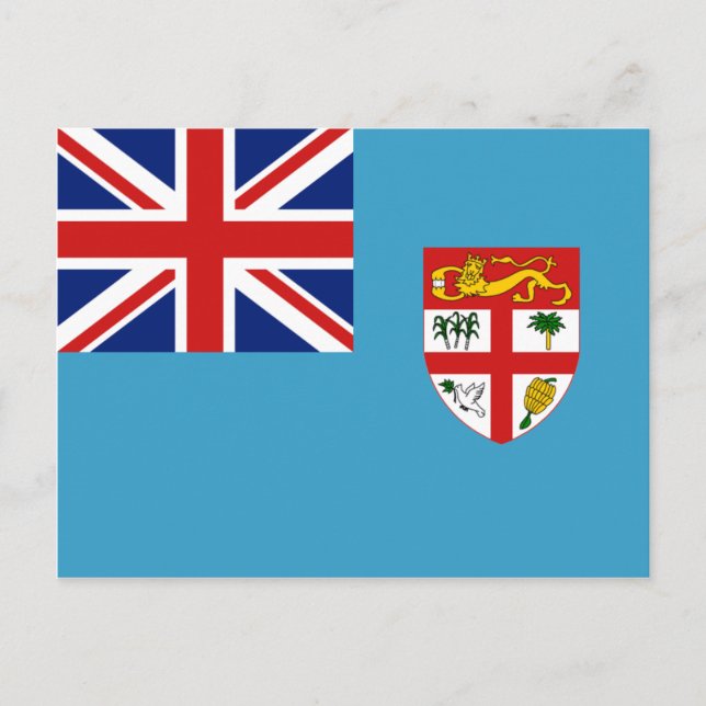 Fiji Flag Postcard (Front)