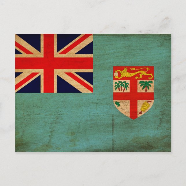 Fiji Flag Postcard (Front)