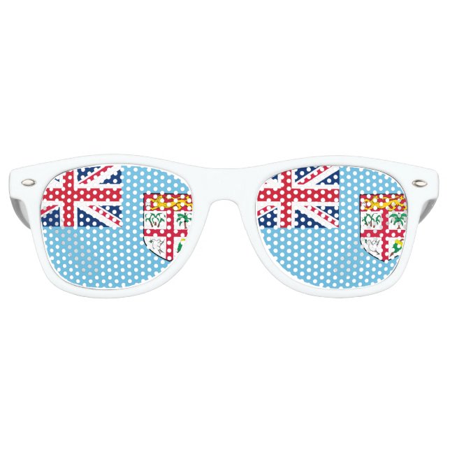 Fiji Flag Retro Sunglasses (Front)