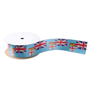 Fiji Flag Satin Ribbon