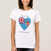 Fiji Flag Sweetheart T-Shirt