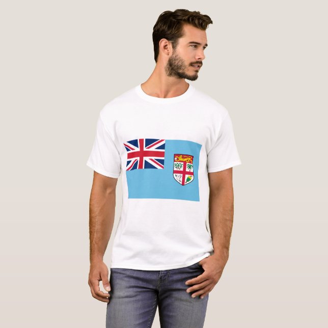 Fiji Flag T-Shirt (Front Full)