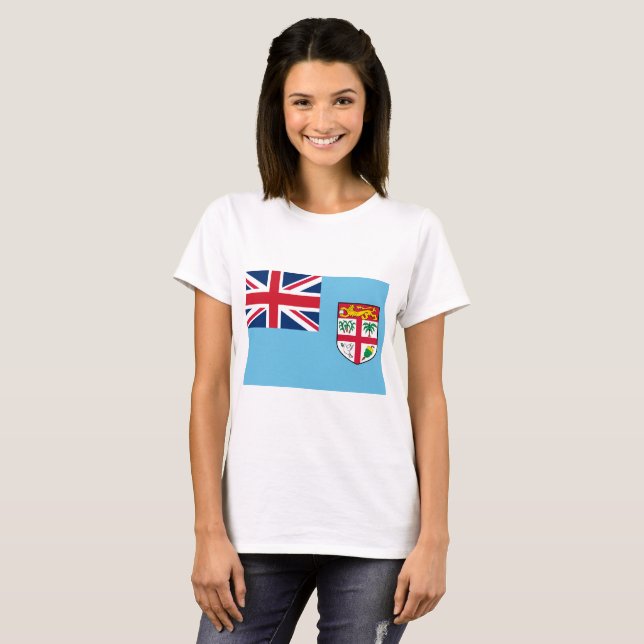 Fiji Flag T-Shirt (Front Full)
