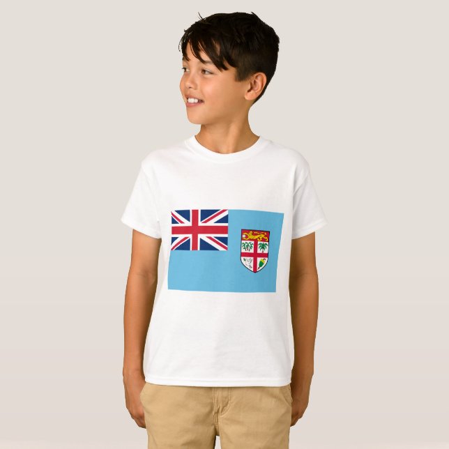 Fiji Flag T-Shirt (Front Full)
