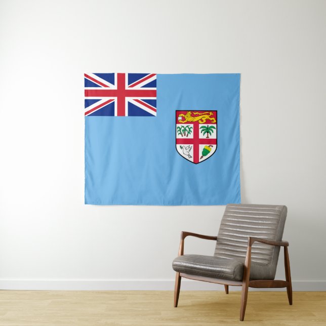 Fiji flag tapestry (In Situ (Horizontal))