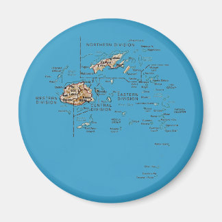 Fiji Map Magnet