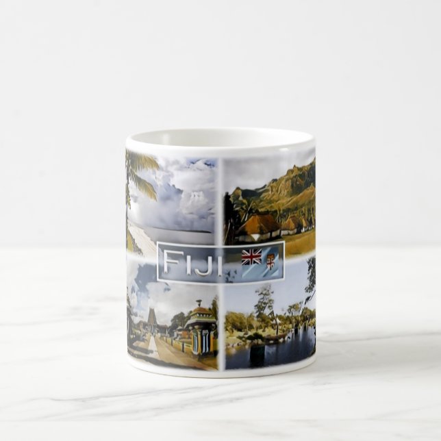 Fiji - Mosaic - Coffee Mug (Center)