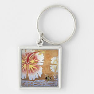 Fiji, mural art. keychain