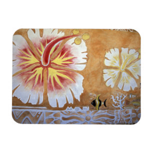 Fiji, mural art. magnet