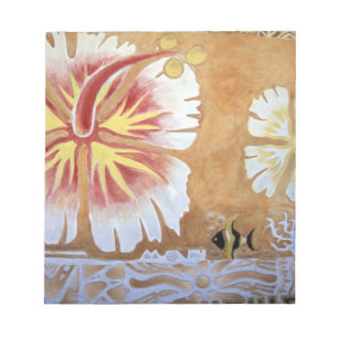 Fiji, mural art. notepad