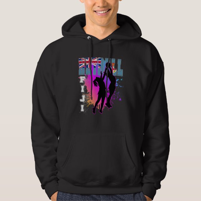 Fiji  Netball Hoodie (Front)