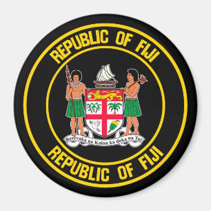 Fiji Round Emblem Magnet