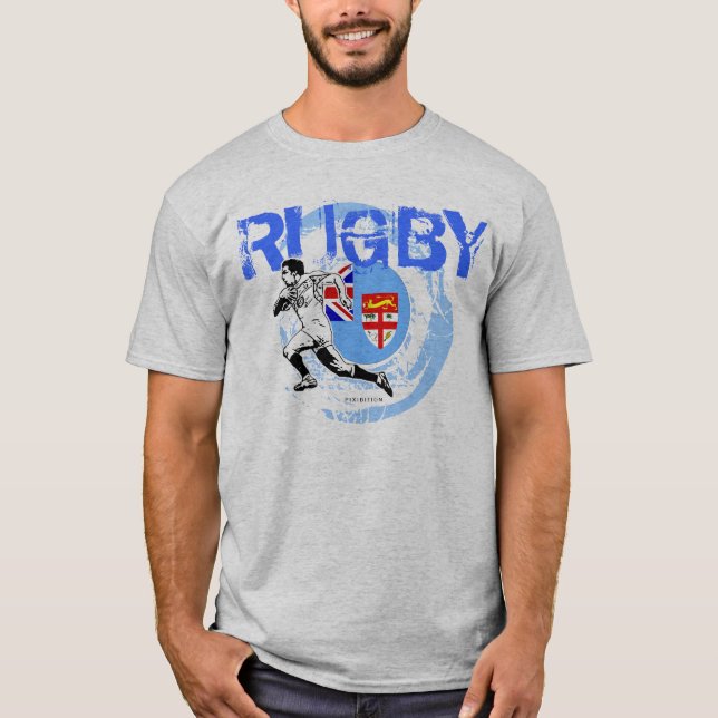 Fiji Rugby Fans T-Shirt Run (Front)