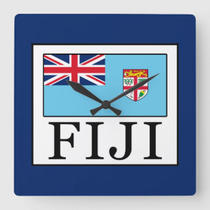Fiji Square Wall Clock