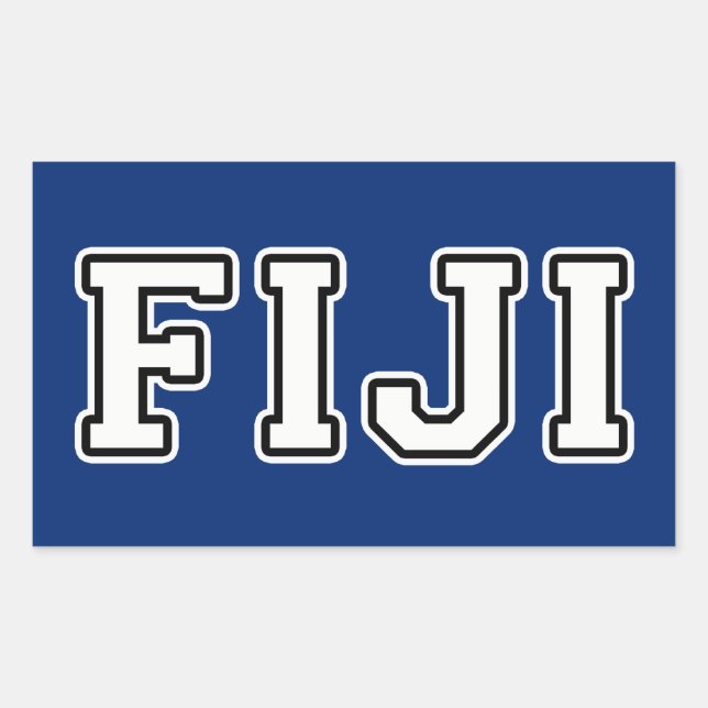 Fiji Sticker (Front)