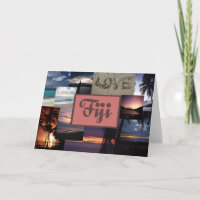 Fiji wedding invitation