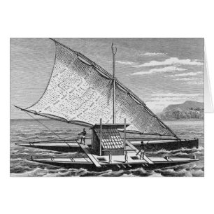 Fijian canoë double de l'histoire de