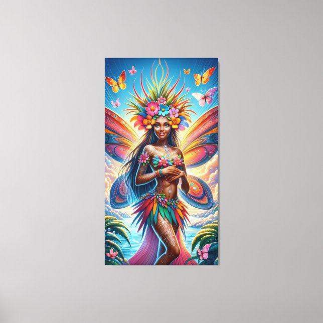 Fijian Fairy Canvas Print (Front)