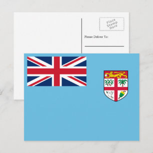 Fijian Flag, Flag of Fiji Postcard