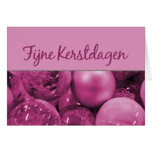 Fijne Kerstdagen Christmas Ornaments