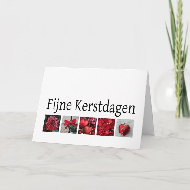 Prettige Kerstdagen Dutch Christmas Cards | Zazzle CA