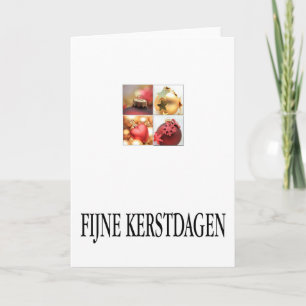 Fijne kerstdagen - Dutch Christmas Holiday Card