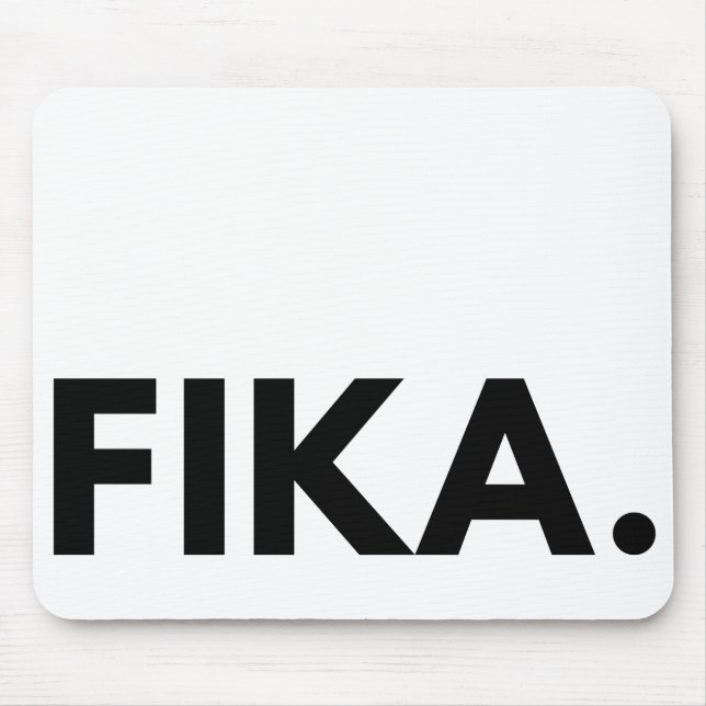 FIKA Bold Mouse Pad (Front)