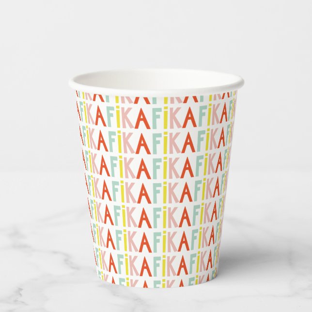 Fika Colours Paper Cups (Back)
