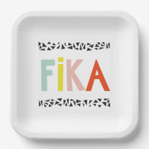 Fika Colours Paper Plate