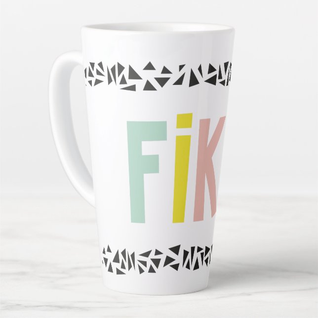 Fika Couleurs Latte Mug (Angle gauche)