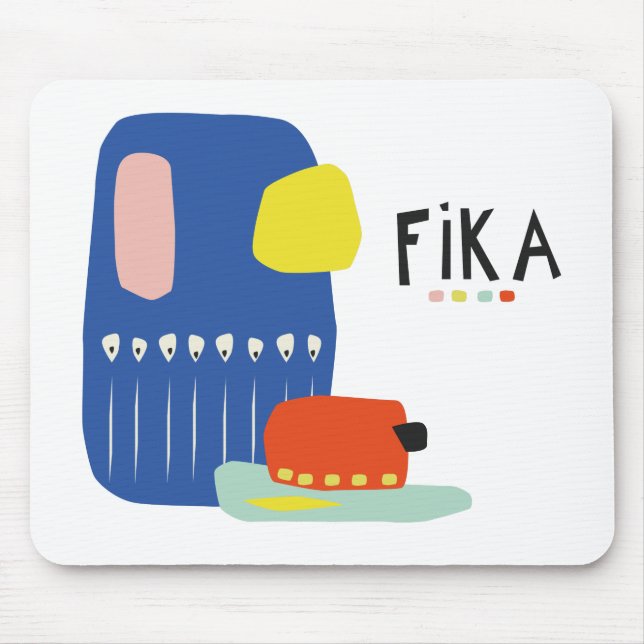 Fika Déco Mouse Pad (Front)