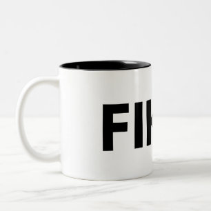 FIKA. Mug de café bicolore gras