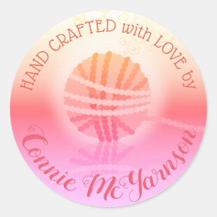 Fil artisanal artisanat tricot crochet autocollant