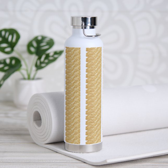 Fil de bouteille d'eau d'or (Yoga)